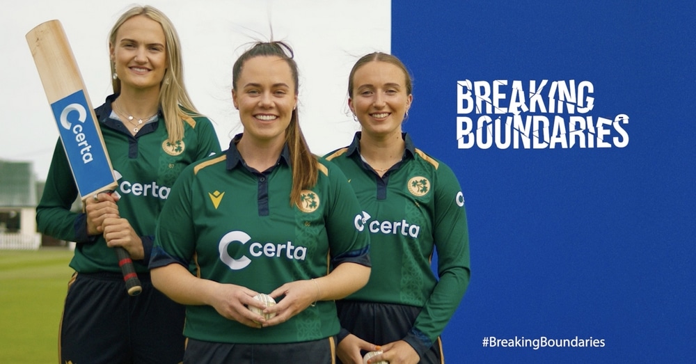Cricket Ireland Certa Breaking Boundaries Campaign Image