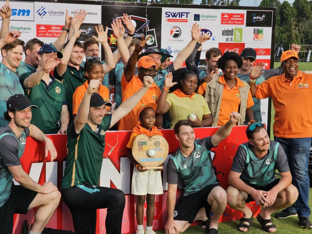 Ireland Men winners v Zimbabwe
