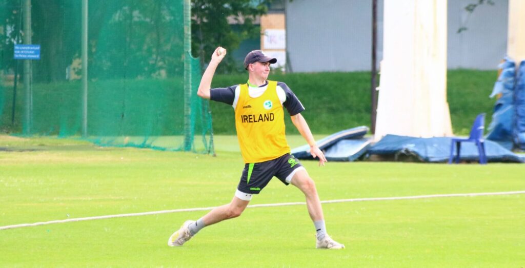 Throwing at Under-19s training