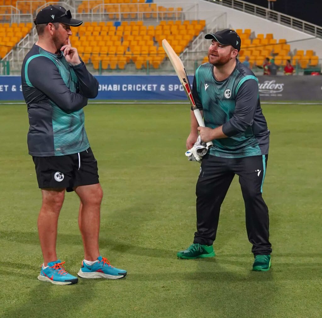 Paul Stirling with Gary Wilson