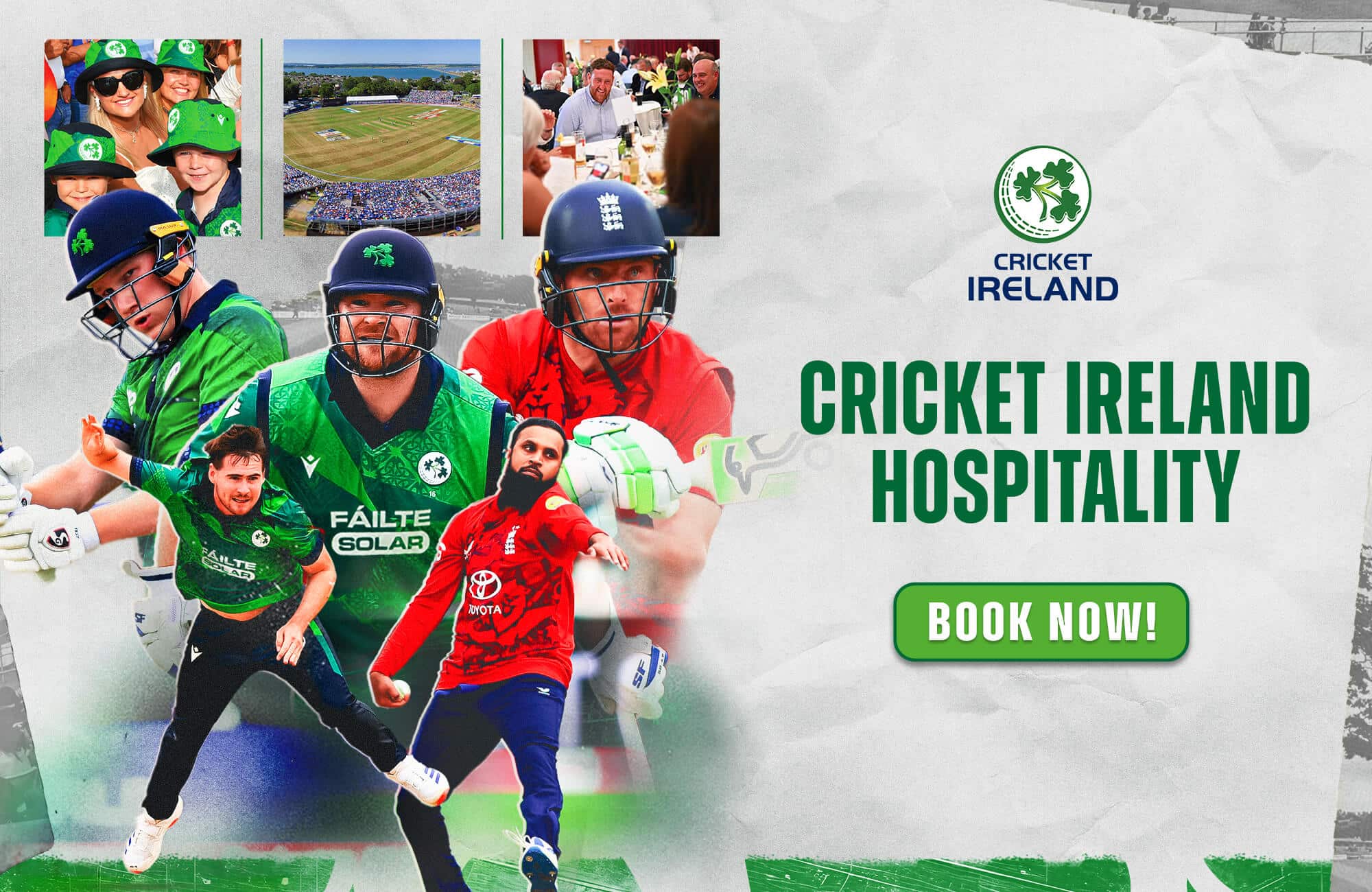 Cricket Ireland Hospitality Banner Image