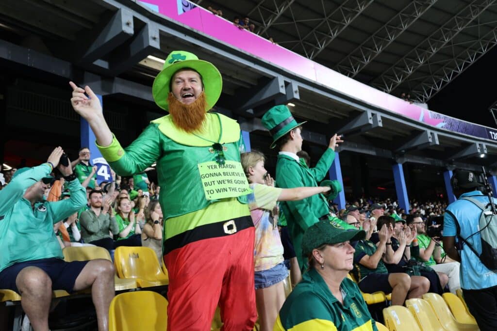 Ireland fans at the World Cup